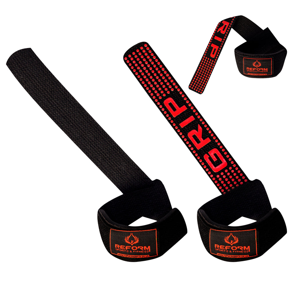 Premium Weight Lifting Wrist Straps Padded Support Hand Bar Grips