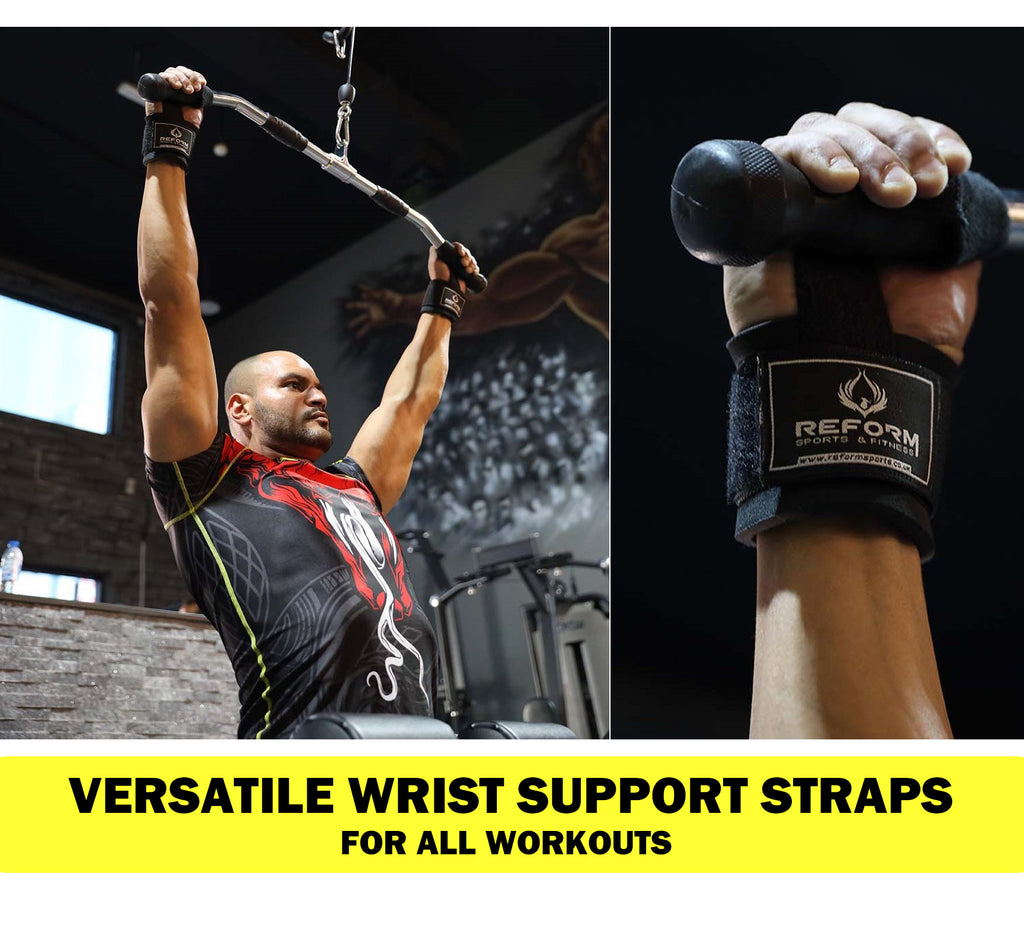Wrist Straps For Weight Lifting - Lifting Straps For Weightlifting,gym Wrist  Wraps With Extra Hand Grips Support For Strength Training,bodybuilding,de